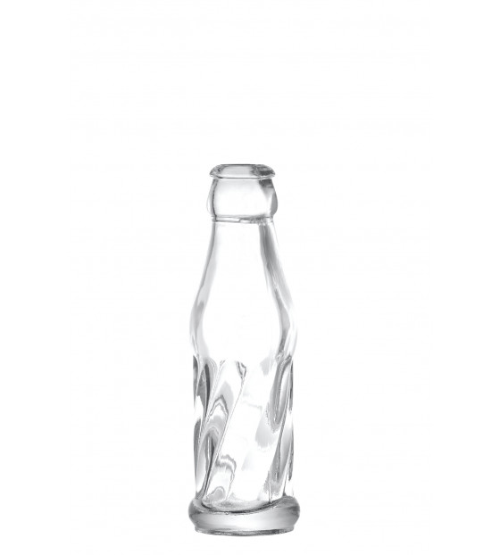 Assortiment de 50 mini bouteilles en verre - 6,5 x 3,5 cm