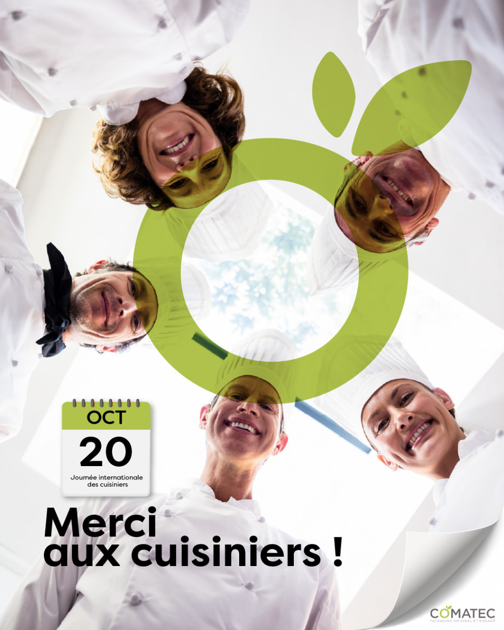 Le 20 octobre , nous célebrons la journée internationale des cuisiniers !